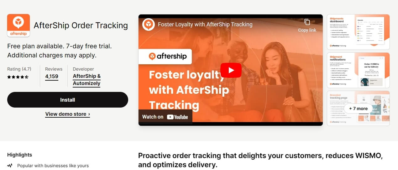 AfterShip Order Tracking