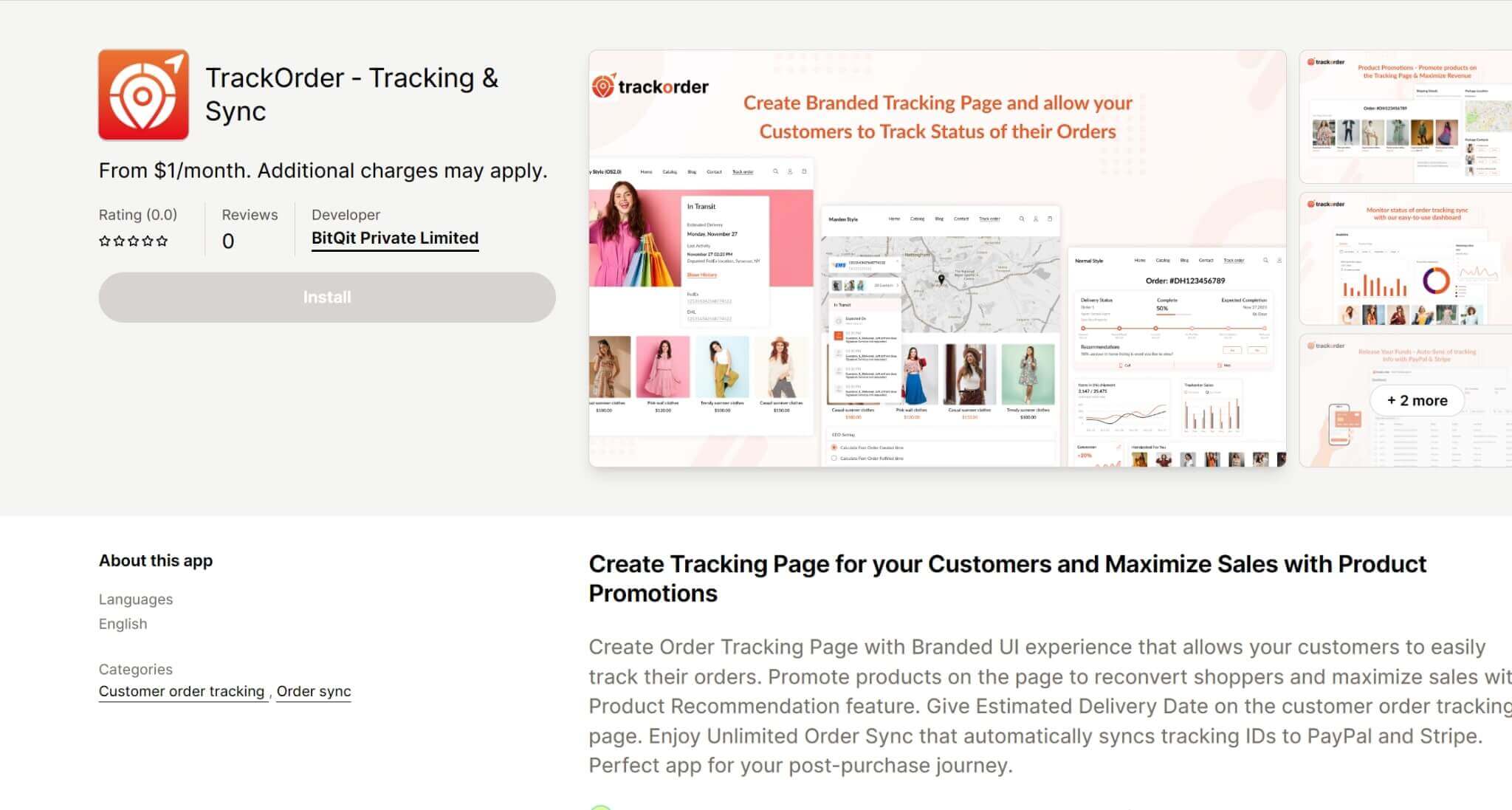 TrackOrder - Tracking & Sync
